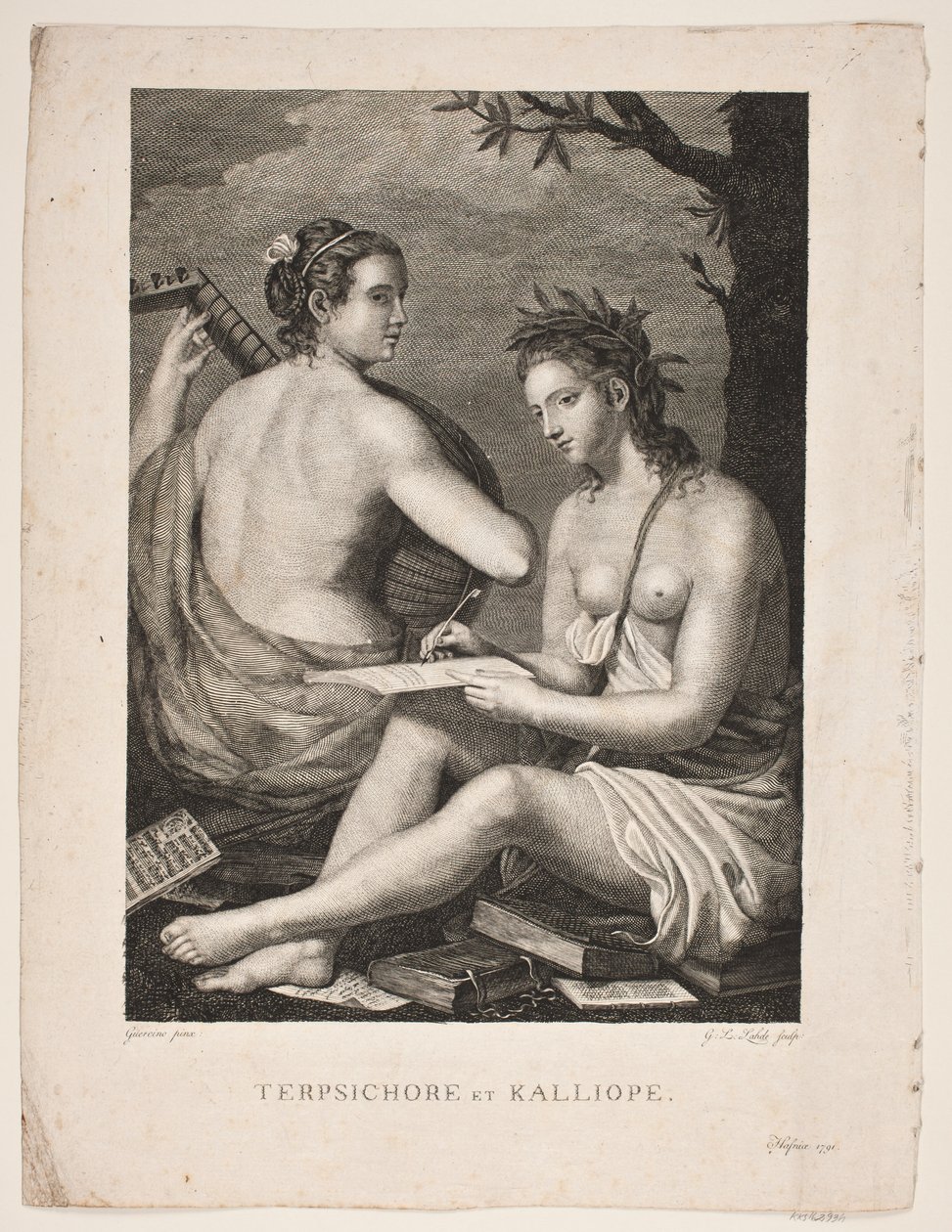 Terpsichore et Calliope - Gerhard Ludvig Lahde