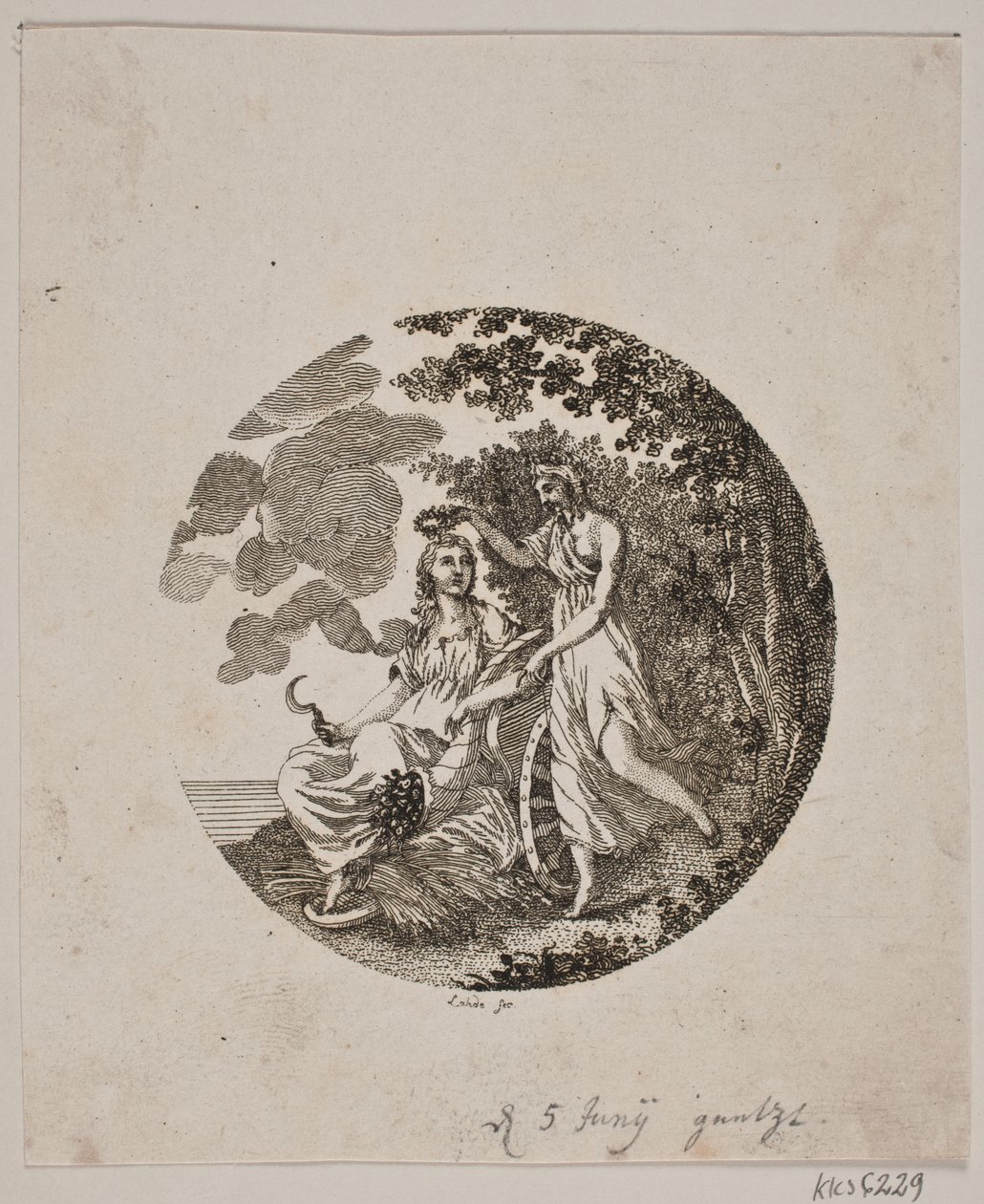 Vignette de titre pour Danmarks og Holsteens Flora - Gerhard Ludvig Lahde