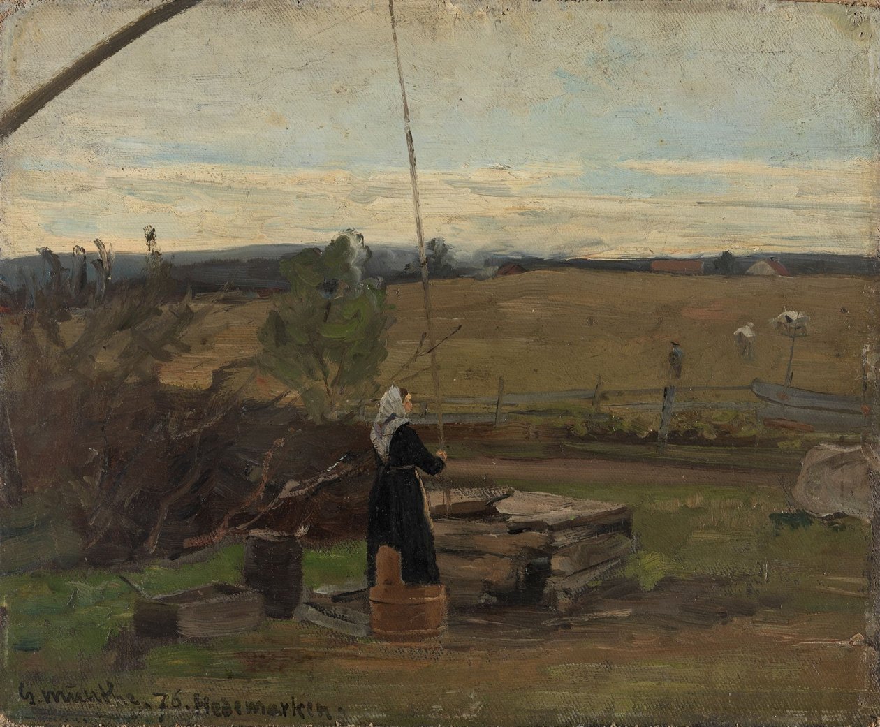 Au puits - Gerhard Munthe