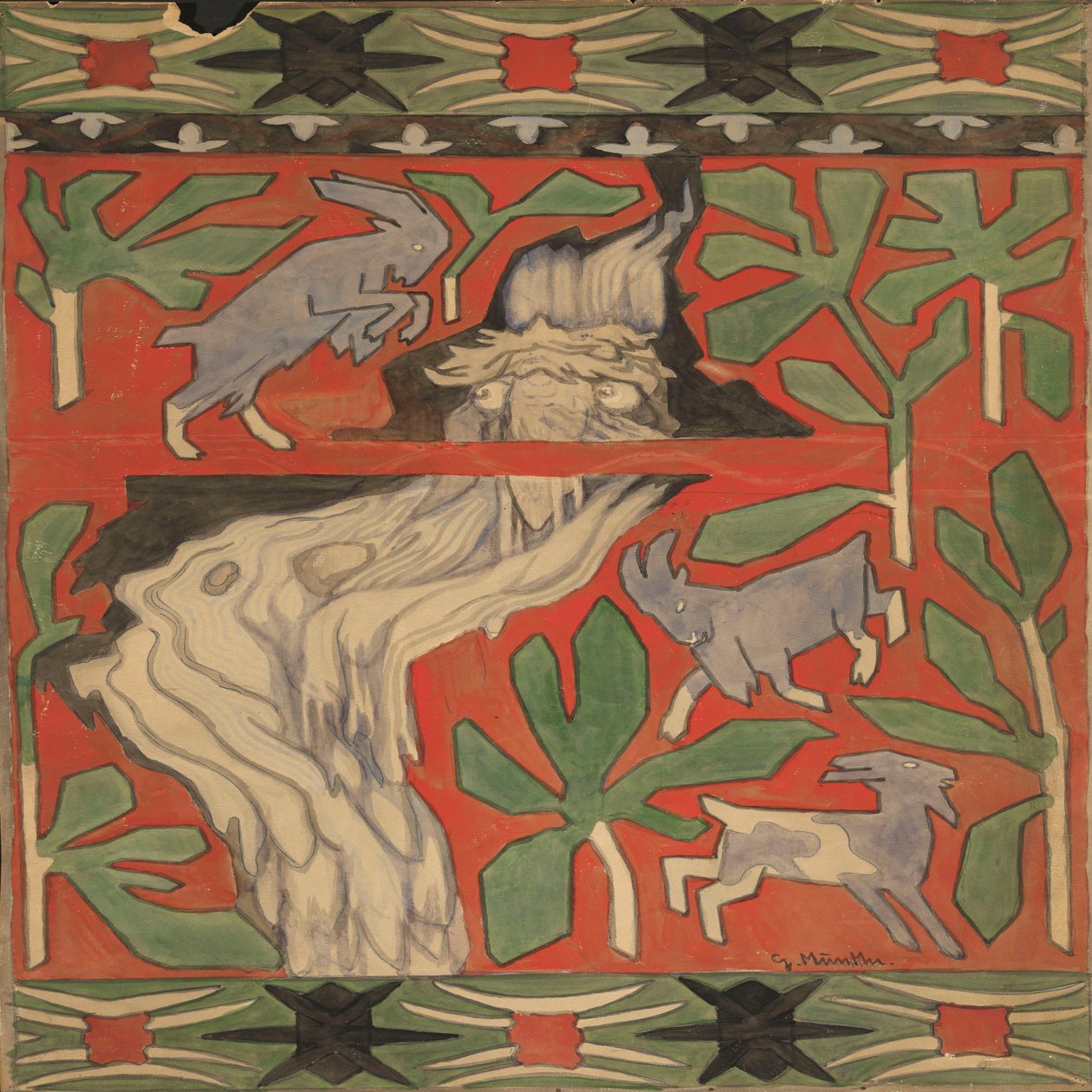 Les Boucs Bruse - Gerhard Munthe