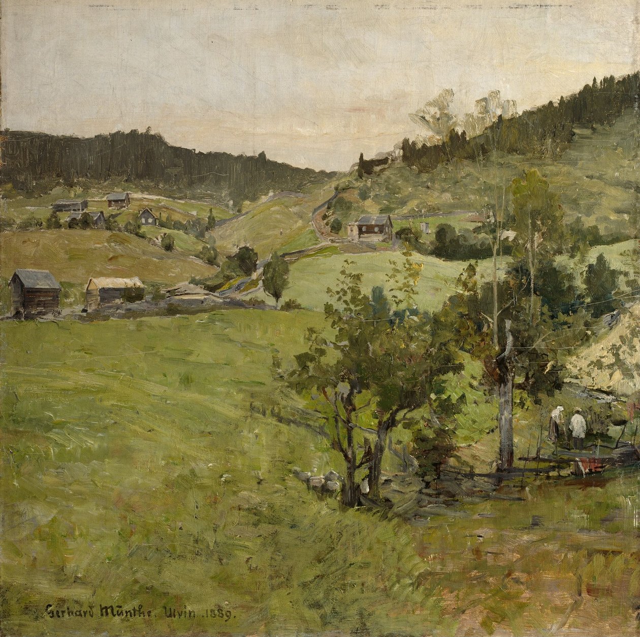 Les fermes des métayers - Gerhard Munthe