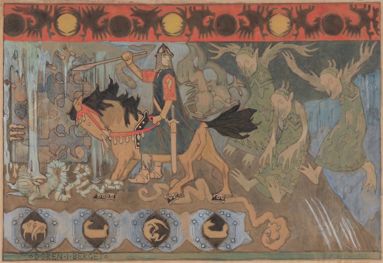 La Porte dans la Montagne, 1895 - Gerhard Munthe