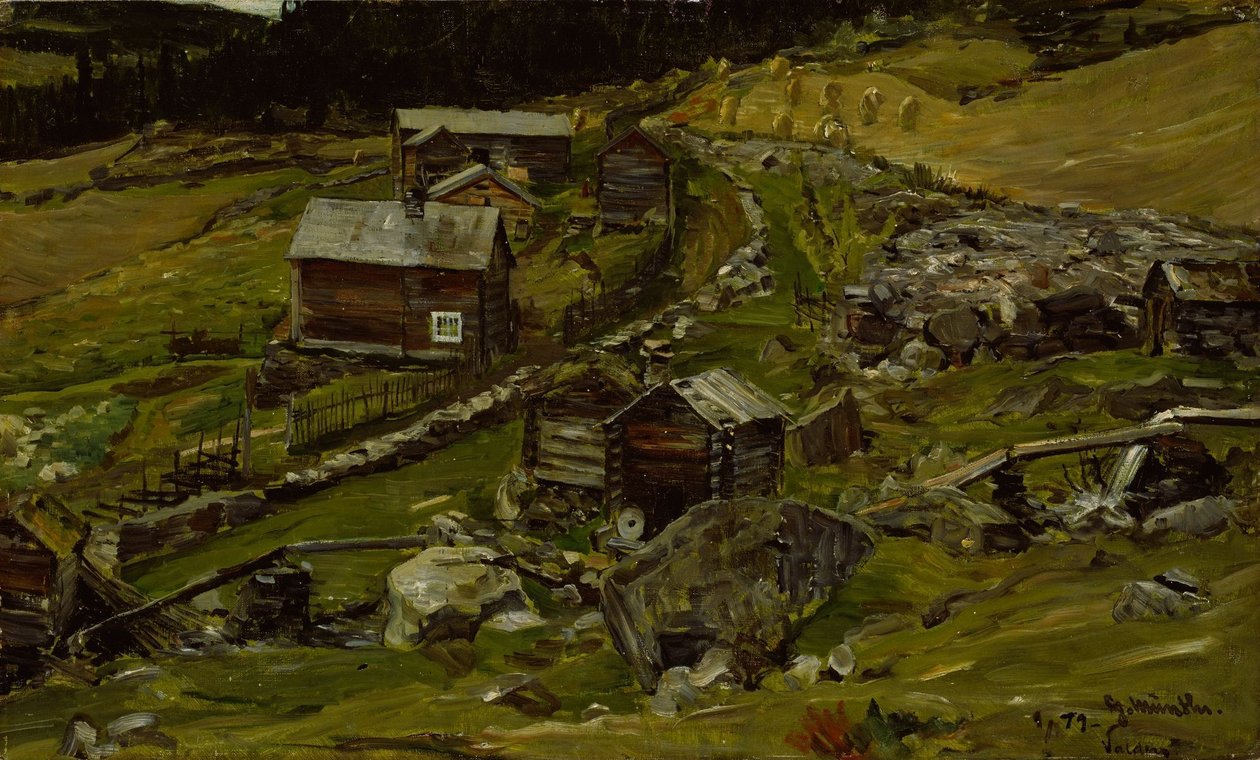 Ferme à Valdres - Gerhard Munthe