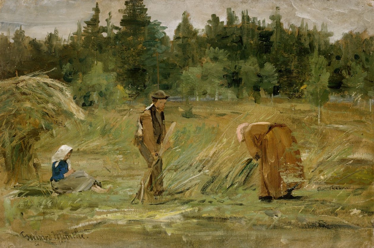 Le champ des pauvres - Gerhard Munthe