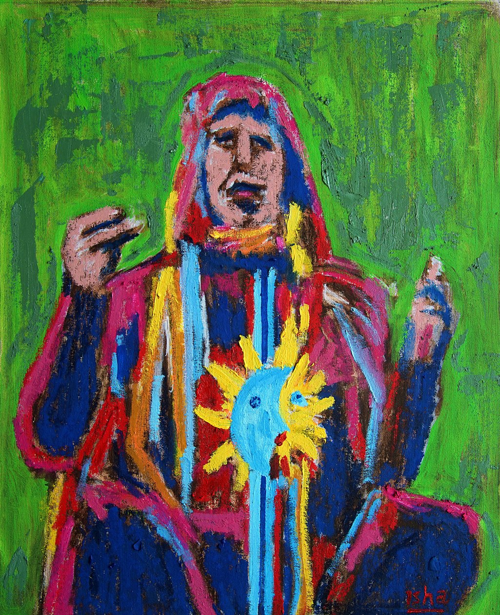 Shaman ii 1, 2019 (huile sur toile) - Gerhardt Isringhaus