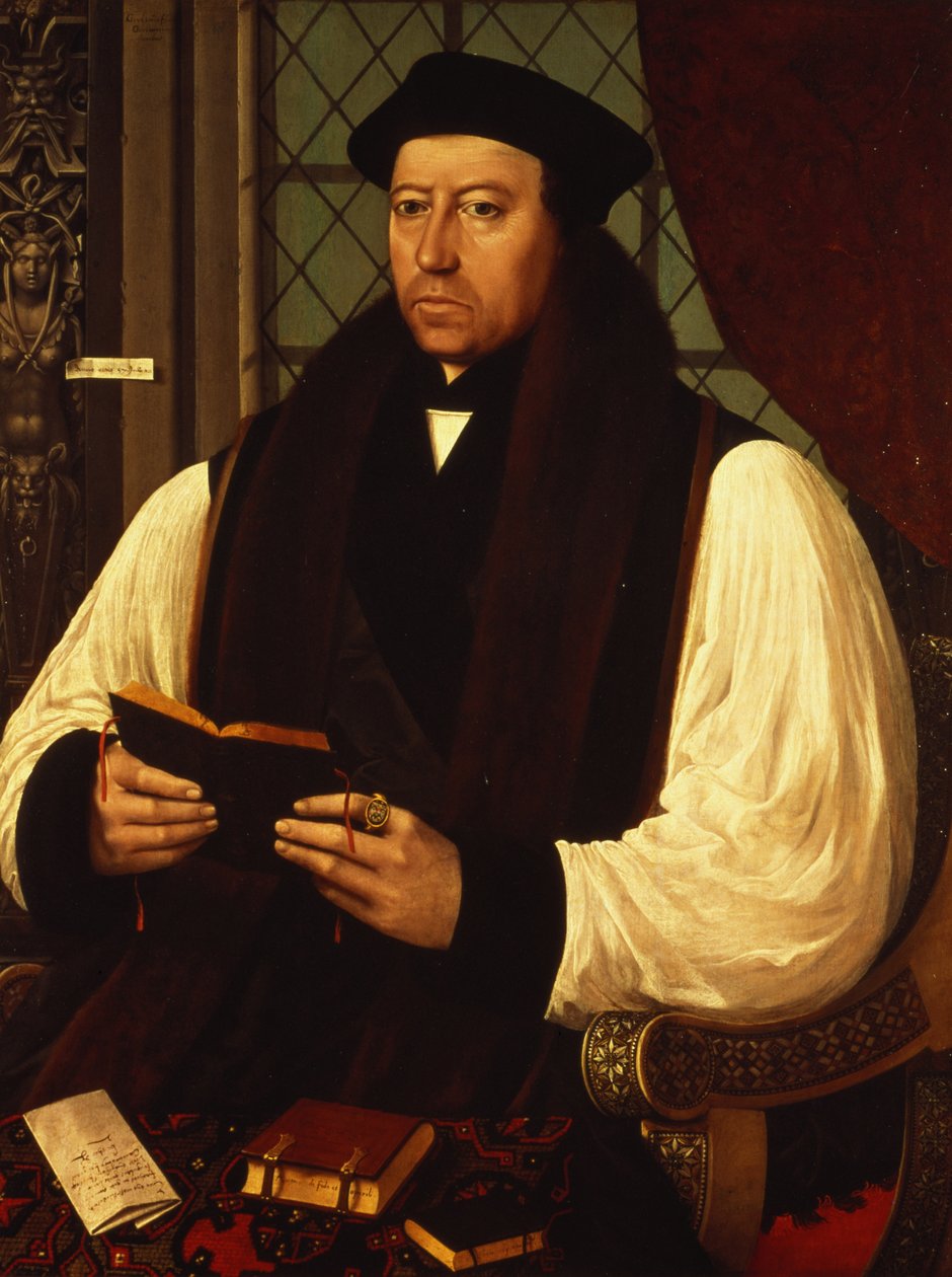 Portrait de Thomas Cranmer (1489-1556) 1546 - Gerlach Flicke