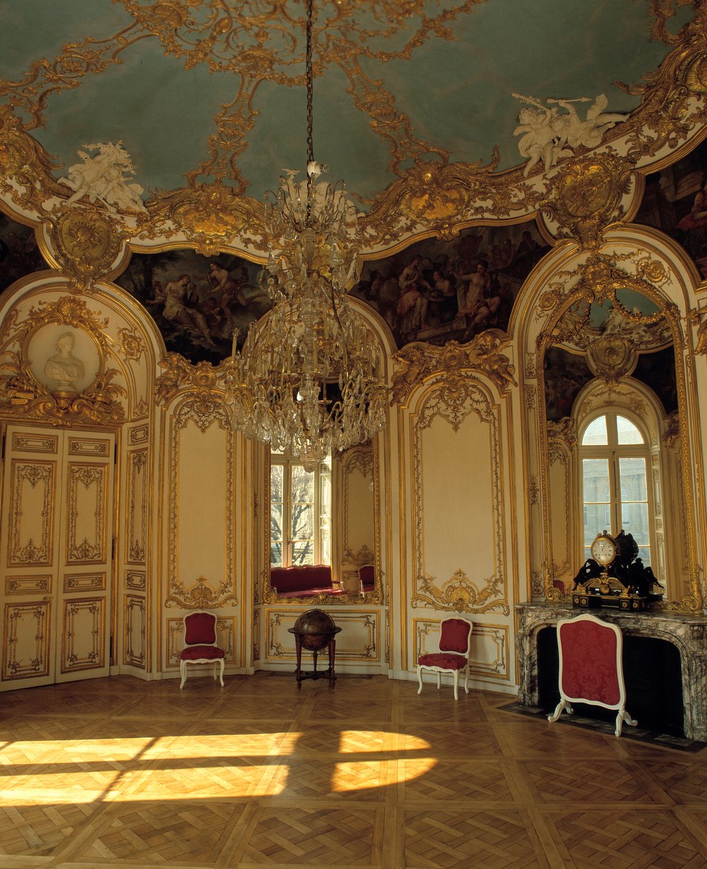 Architecture intérieure : appartement de la princesse de Soubise réalisé par l