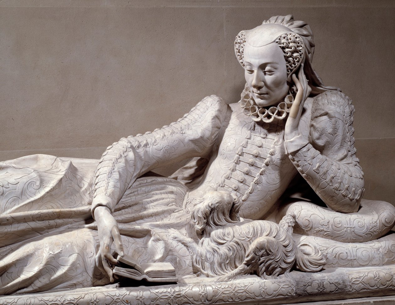 Monument funéraire : Tombeau de Jeanne Valentine Balbiani, épouse du cardinal René de Birague (détail) - Germain Pilon