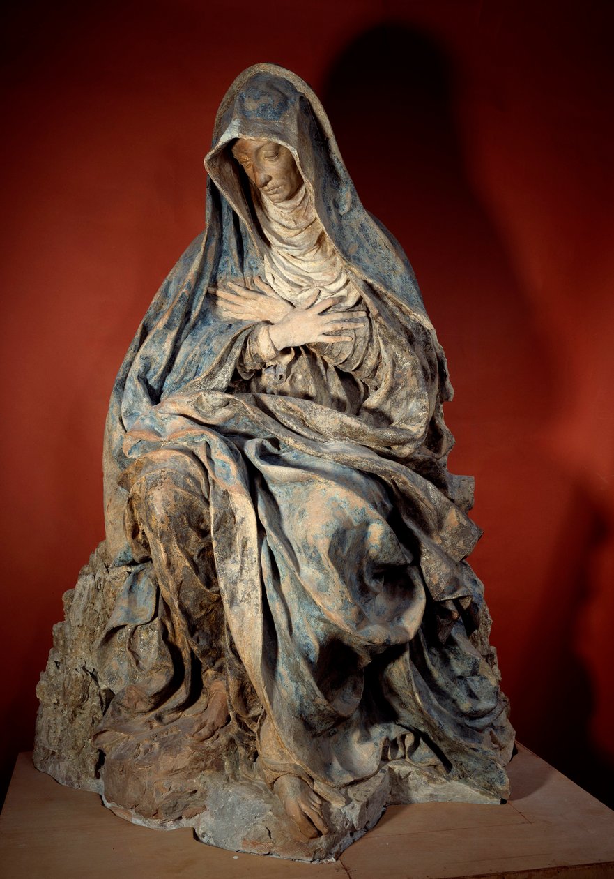 Vierge de douleur Sculpture de Germain Pilon (1535-1590) 16ème siècle Paris, Musée du Louvre - Germain Pilon