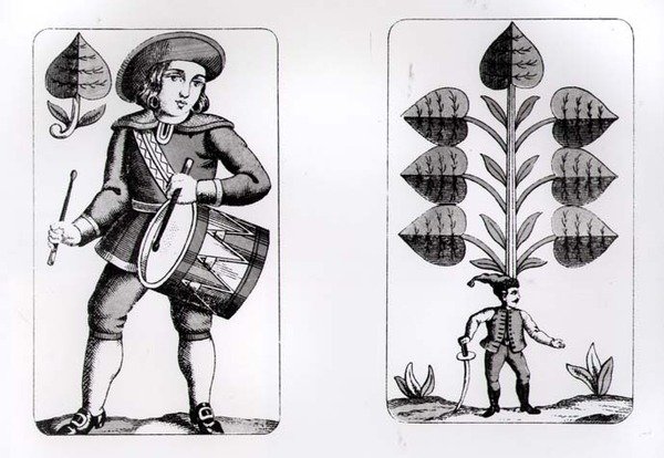 Conception pour des cartes à jouer - German School