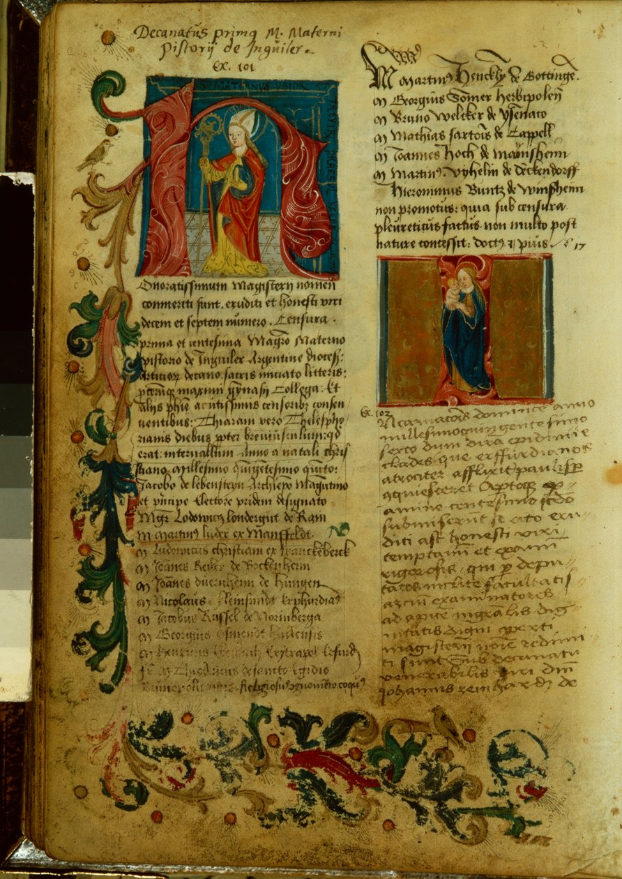 Inscription de Martin Luther à l