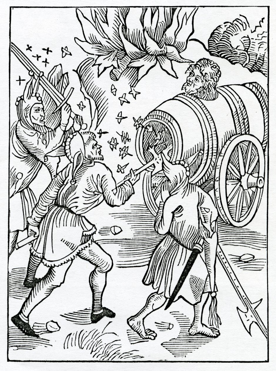 Des fous envieux, illustration de la traduction anglaise d