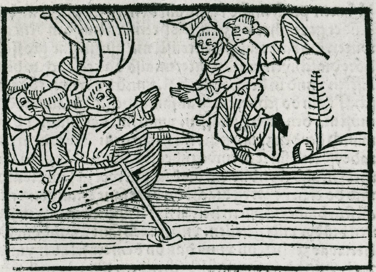 Saint Brendan et le démon, illustration de 