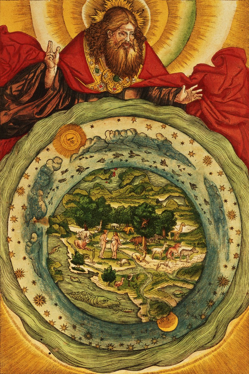 La Création, de la Bible de Luther, vers 1530 - German School
