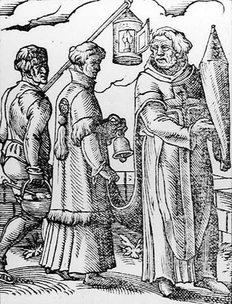 Le prêtre, publié par Hartman Schopper - German School