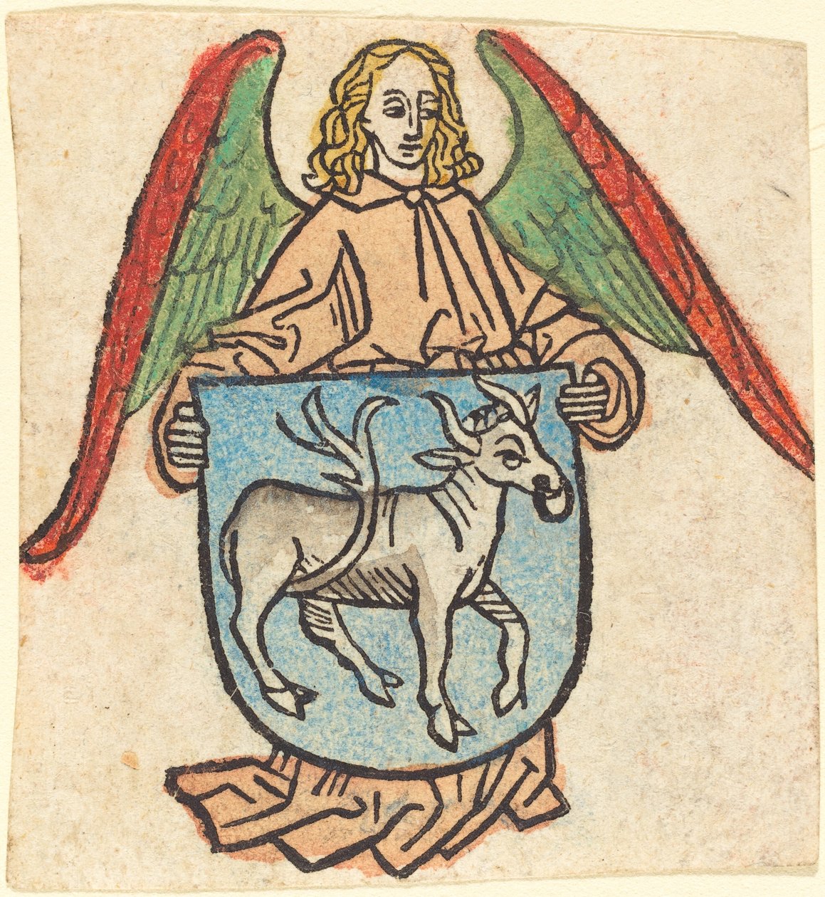 Ex-libris de Hilprand Brandenburg de Bibrach - German 15th Century