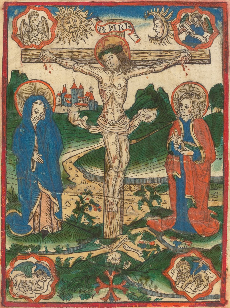 Le Christ en croix - German 15th Century