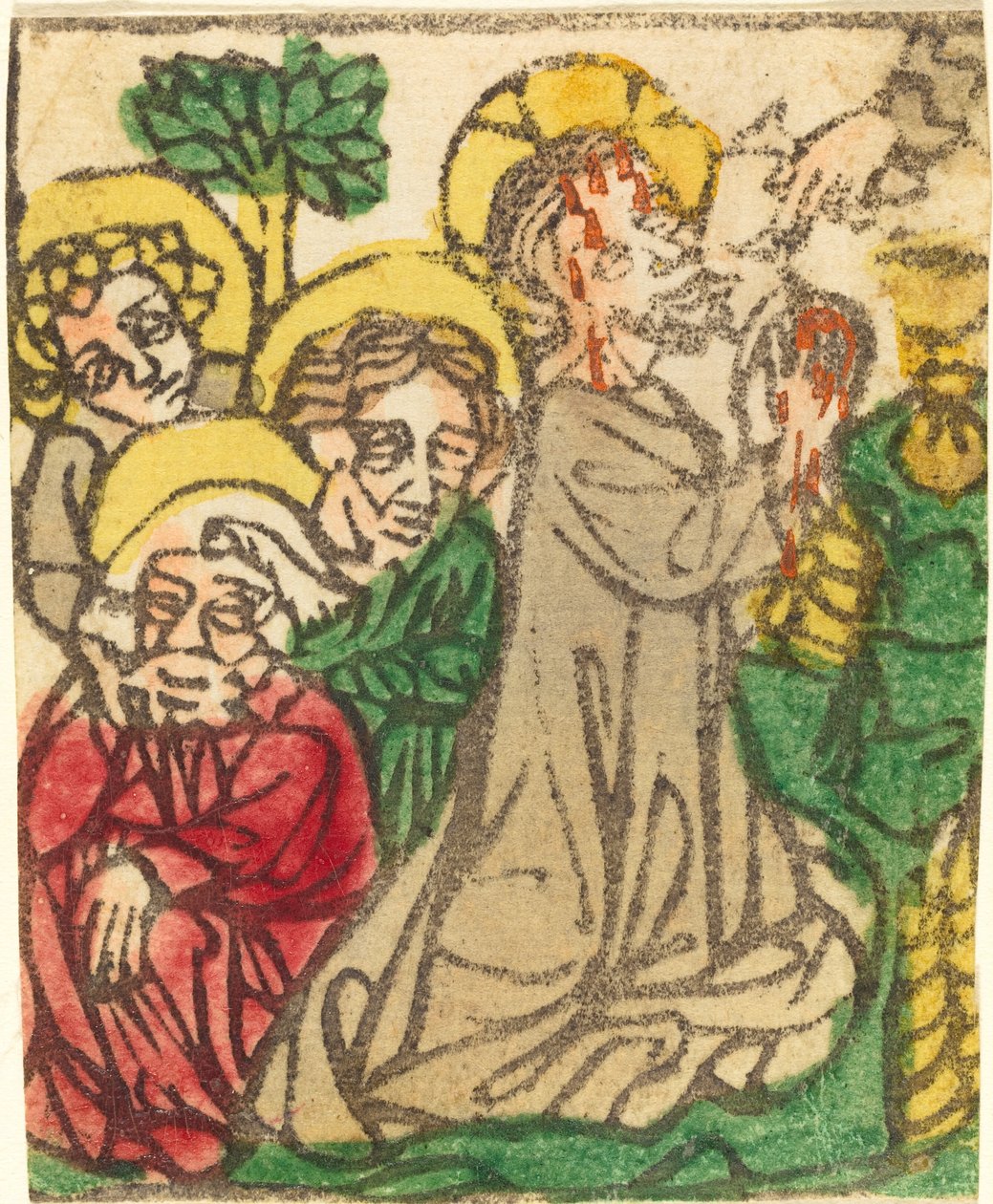 Le Christ au Mont des Oliviers - German 15th Century