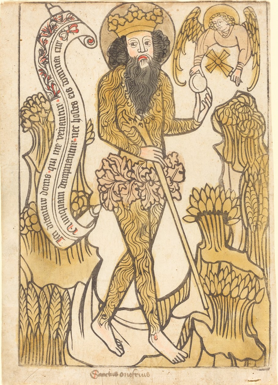 Saint Onuphre - German 15th Century