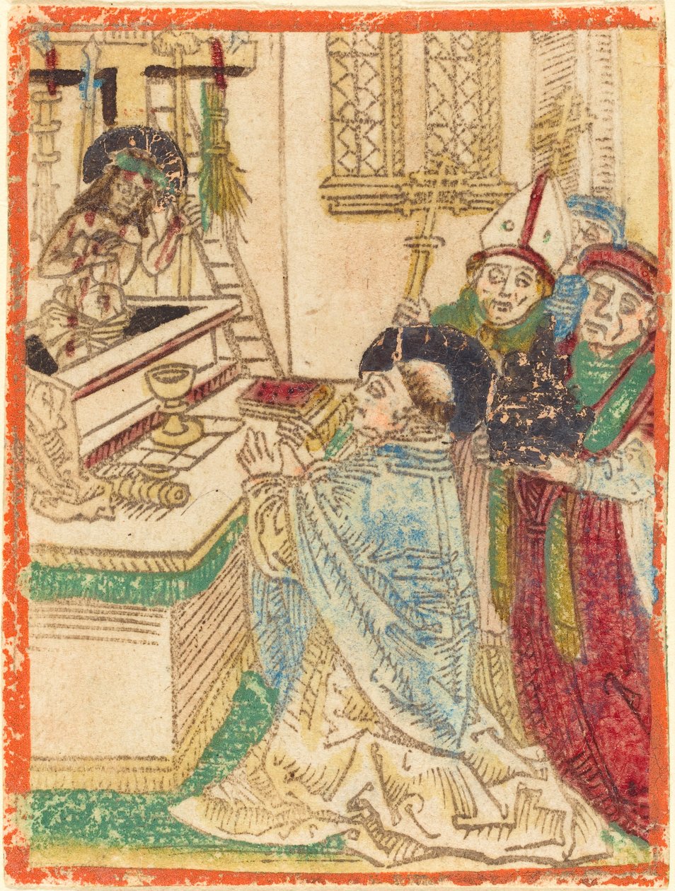La messe de Saint Grégoire - German 15th Century
