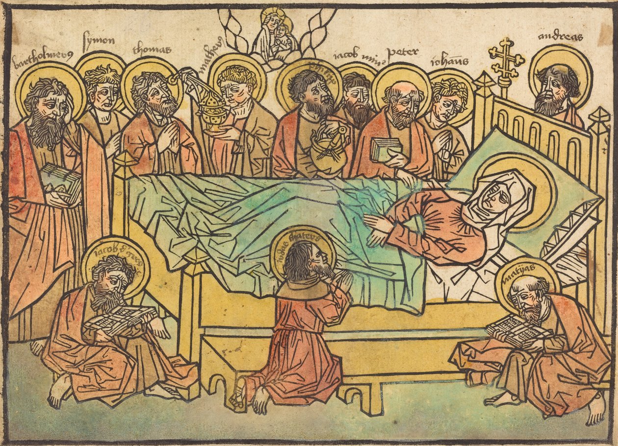 La Mort de la Vierge - German 15th Century or Peter Maler