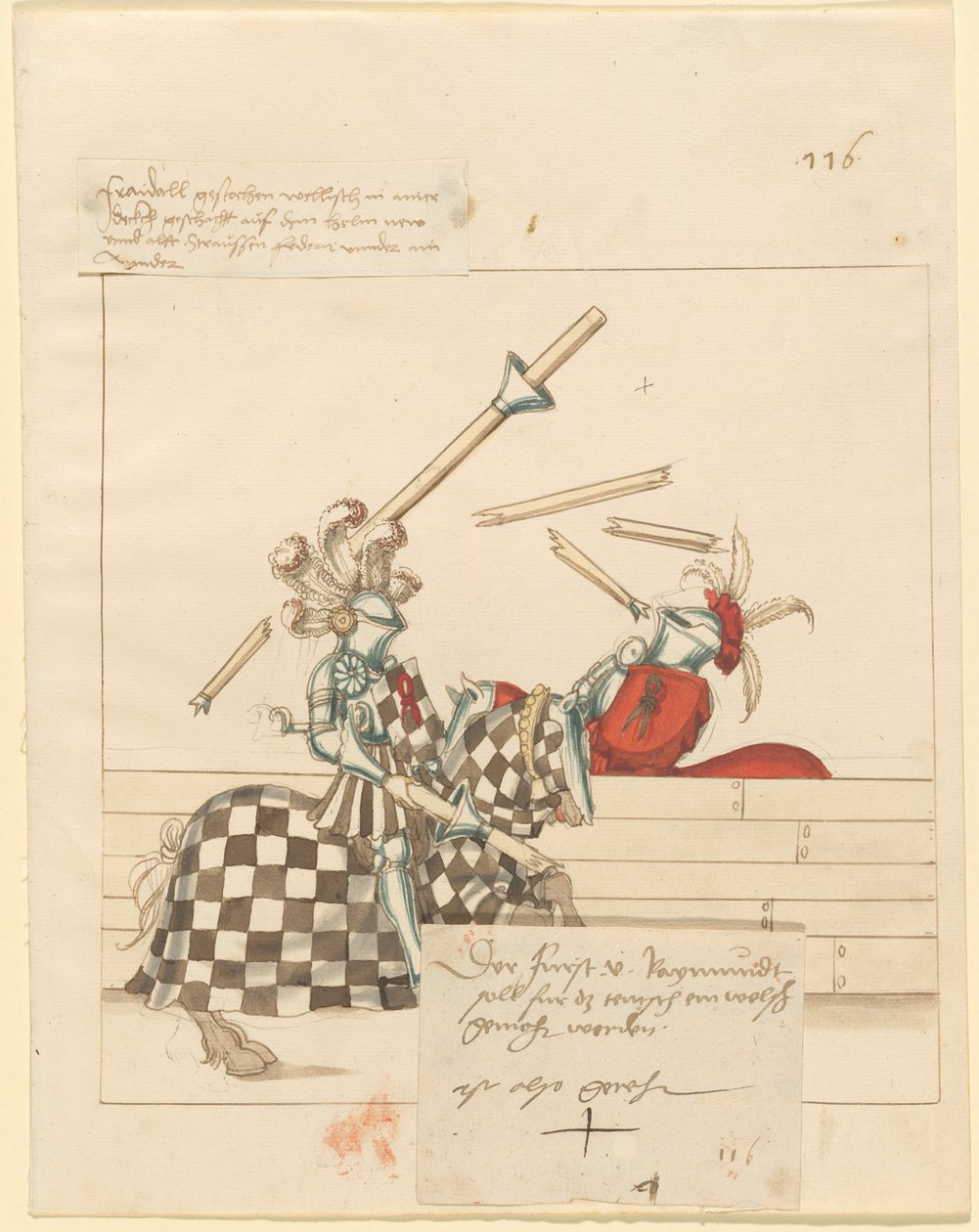 Joute italienne de paix - German 16th Century