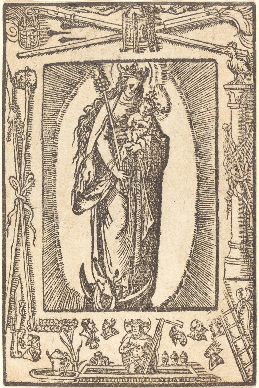 Madone et Enfant - German 16th Century