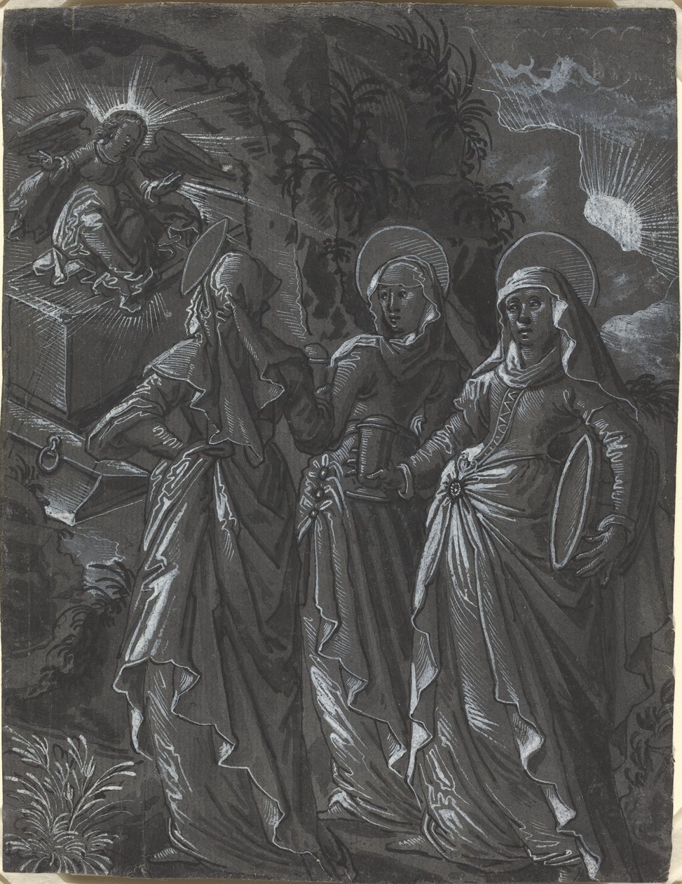 Les trois femmes au tombeau - German 16th Century