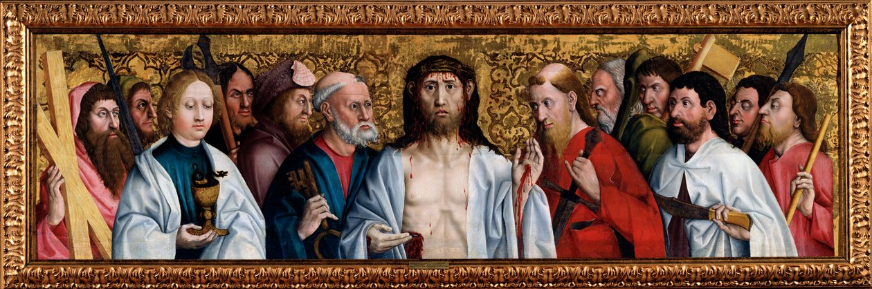 Christ et les Douze Apôtres - German Master