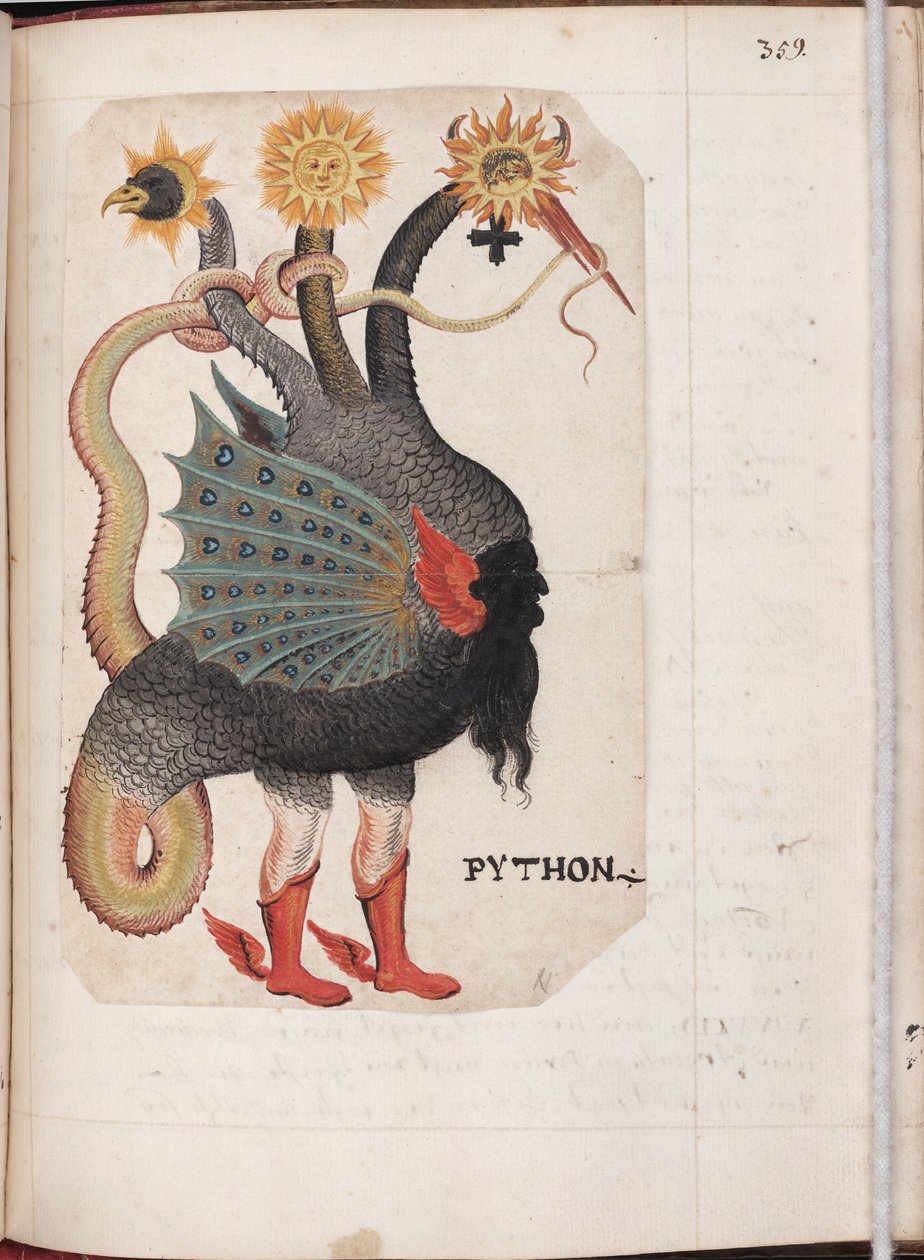 Python de : Compendium alchimique et rosicrucien - German Master
