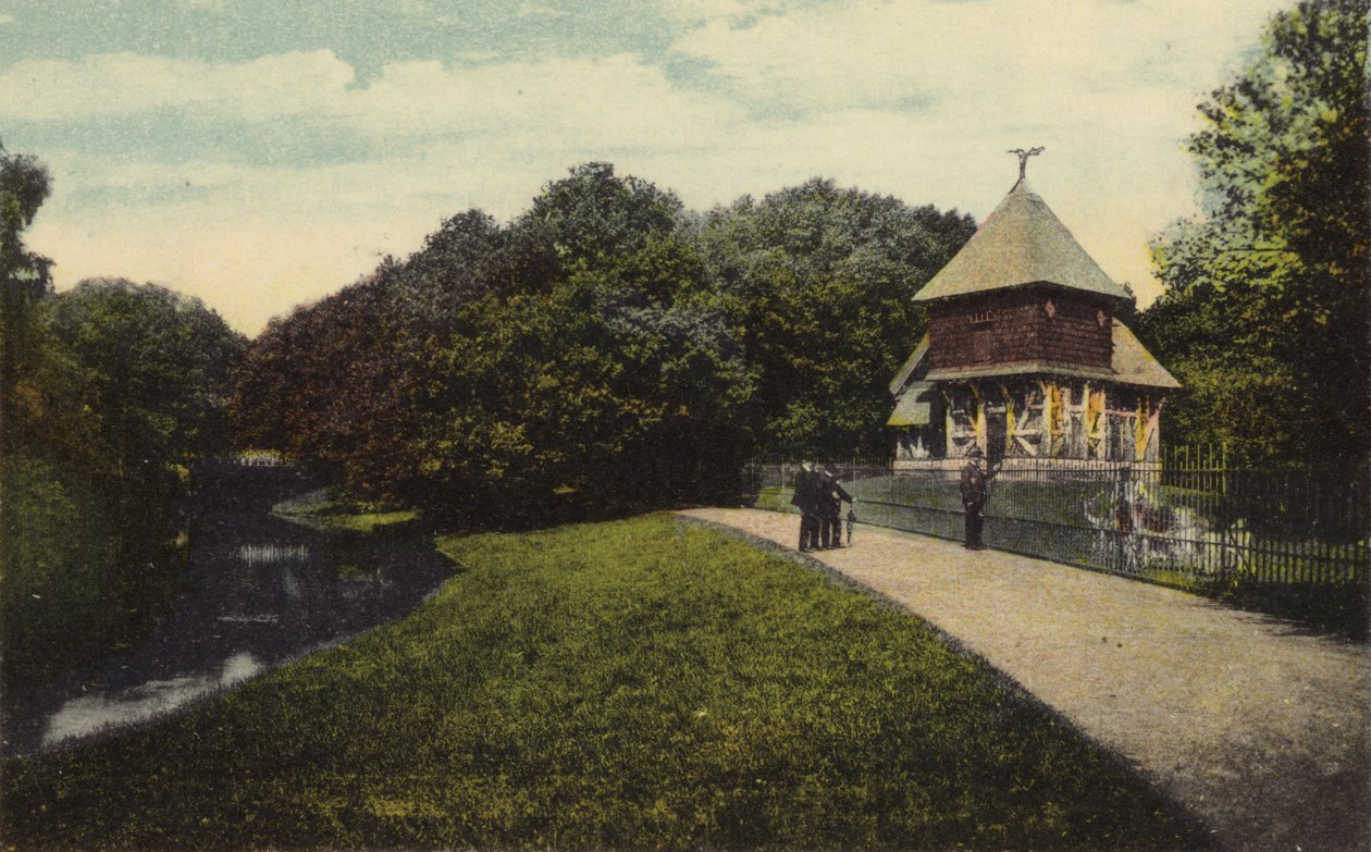 La ville de Brême : Le gibier dans le Burgerpark (colour photo) - German Photographer