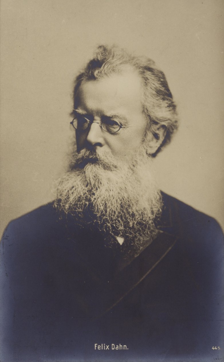 Felix Dahn (1834-1912), avocat, auteur et historien allemand (photo n/b) - German Photographer