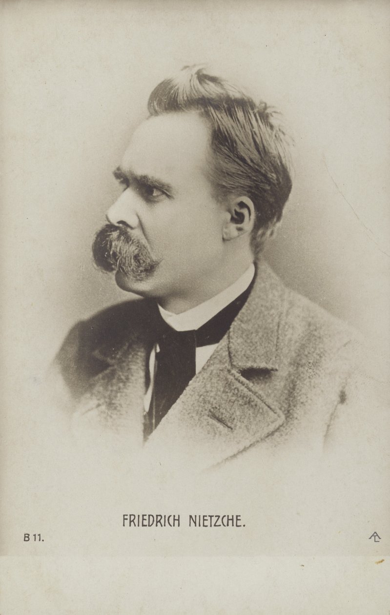 Friedrich Nietzche (1844-1900), philosophe et écrivain allemand (photo n/b) - German Photographer