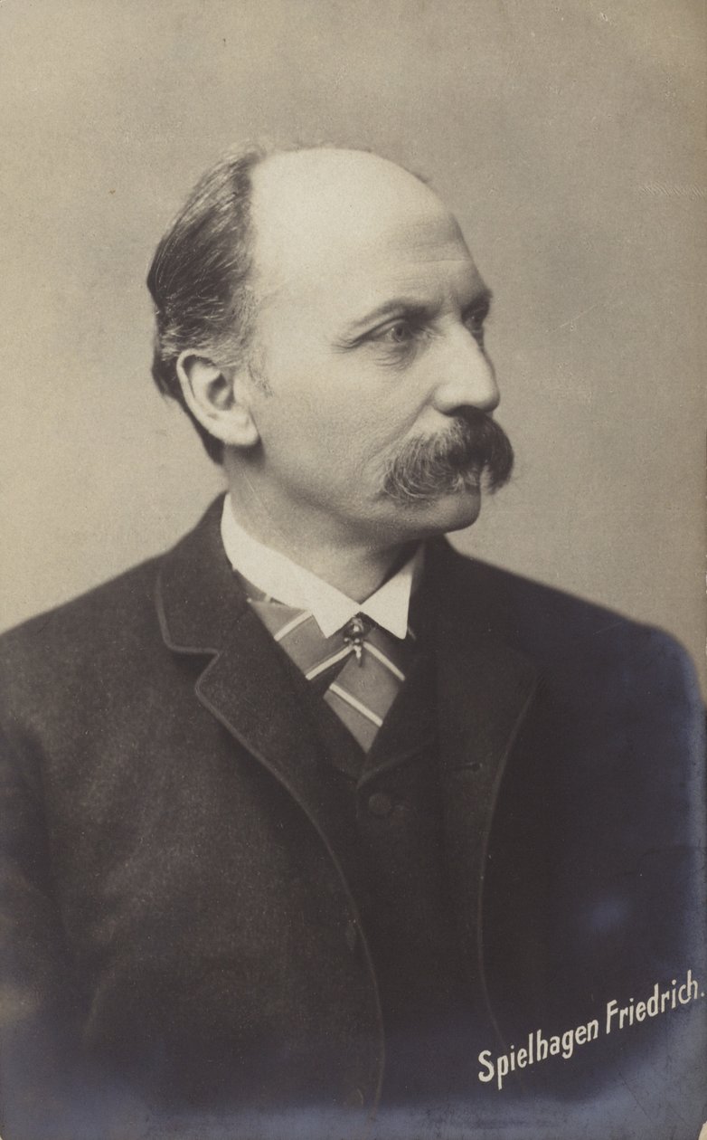 Friedrich Spielhagen (1829-1911), romancier et traducteur allemand (photo n/b) - German Photographer