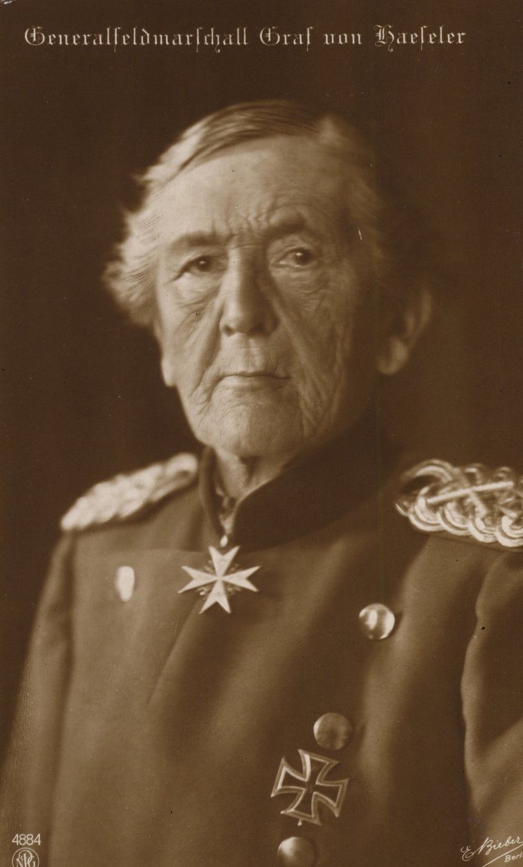 Generalfeldmarschall Graf von Haeseler (b/w photo) - German Photographer