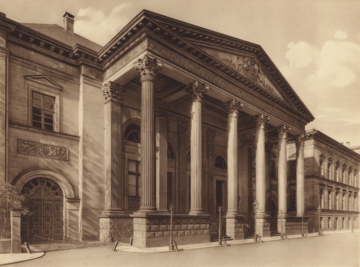 Palais Leine, Hanovre (photo n/b) - German Photographer