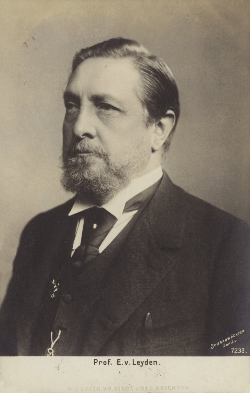 Professeur Ernst Viktor von Leyden (1832-1910), médecin allemand (photo n/b) - German Photographer