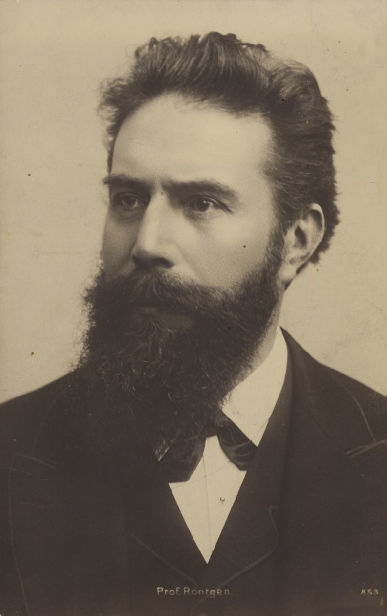 Wilhelm Roentgen (1845-1923), physicien allemand (photo n/b) - German Photographer