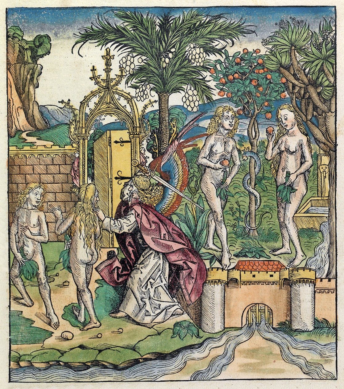 Adam et Ève chassés d