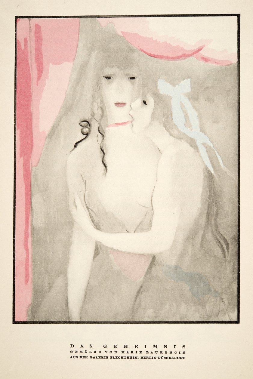 Publicité pour la Galerie Flechtheim, tirée de Styl, pub. 1922 (impression sur pochoir) - German School