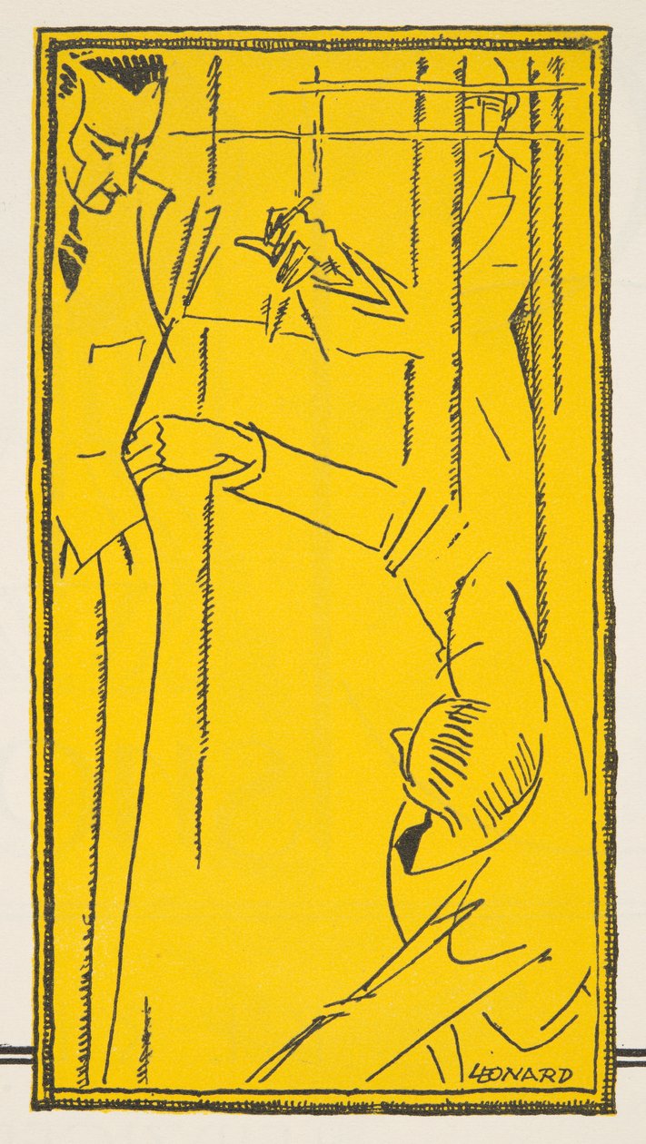 Publicité pour "Stawropulos  Moldauer", tirée de Styl, publié en 1922 (impression sur pochoir) - German School