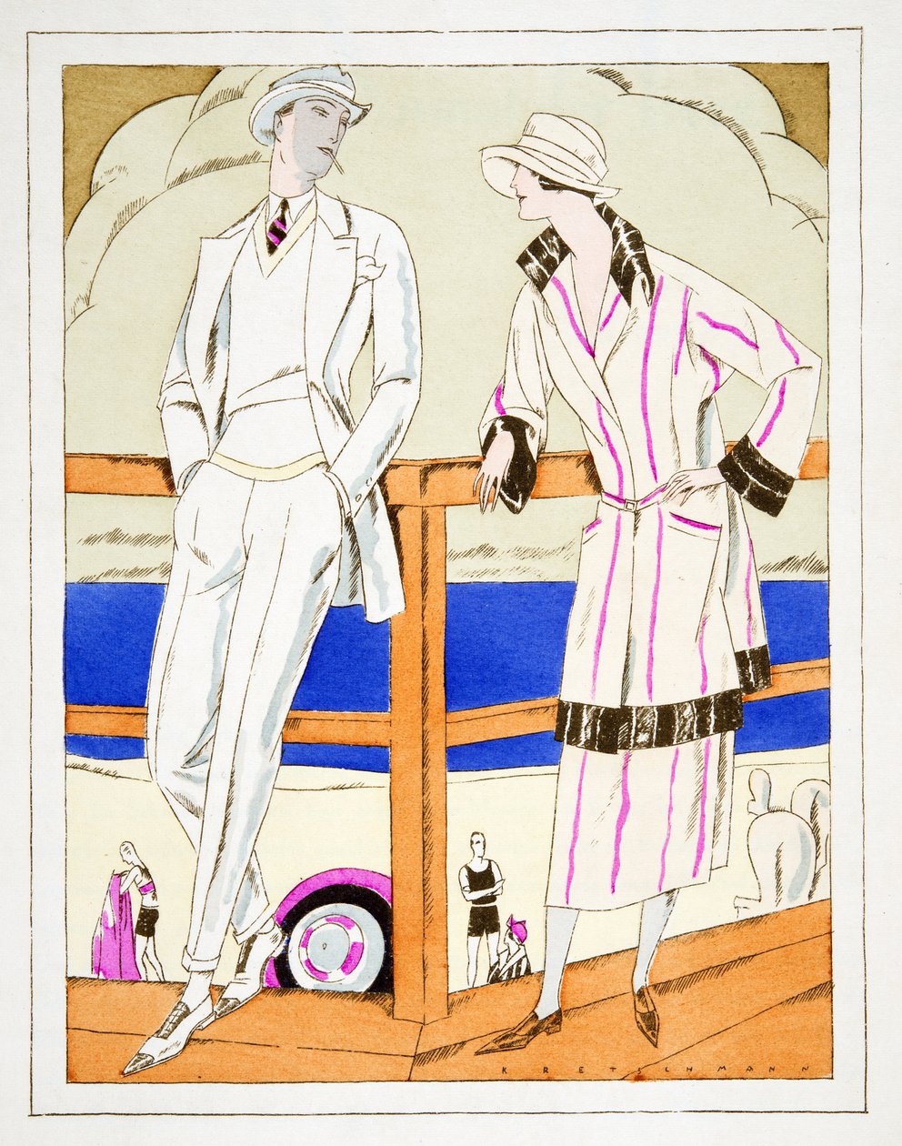Ammeer, tenues par Gerard Bresser, de Styl, pub.1922 - German School