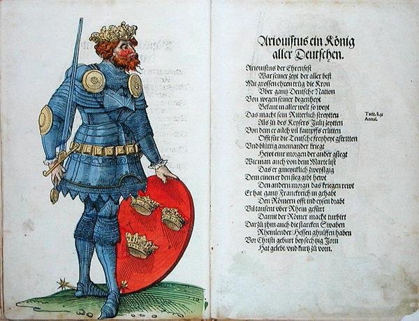 Ariovistus, roi des Allemands, de 