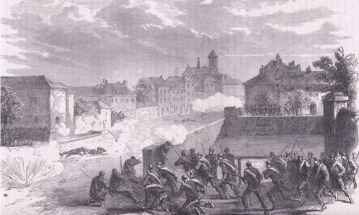 Attaque sur Le Bourget, Histoire de la guerre entre la France et l
