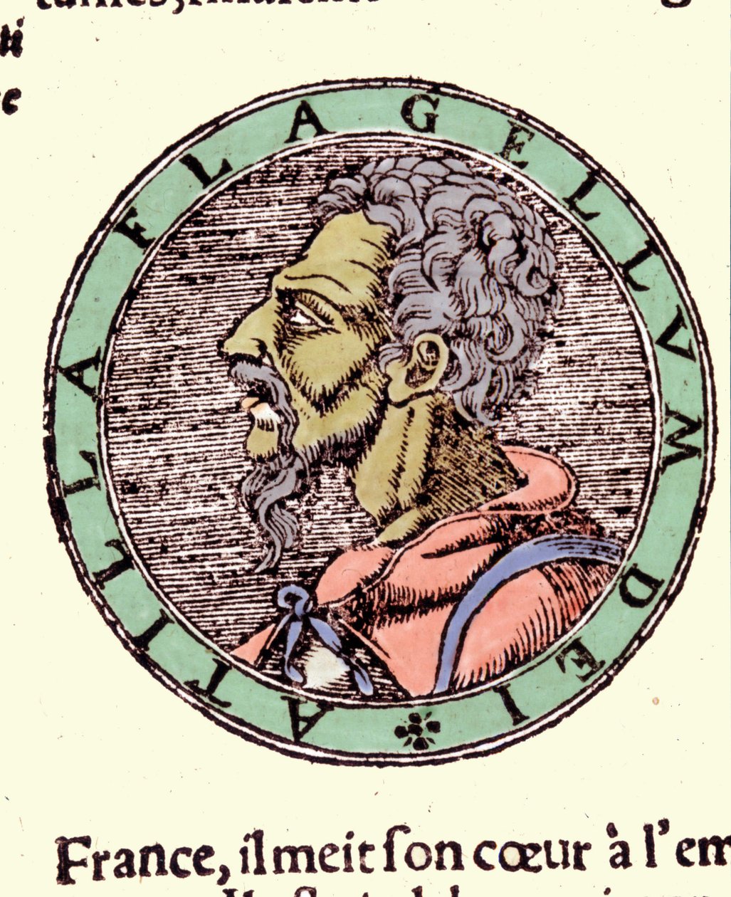 Attila - dans « Cosmographia » par Sebastiano Munster - German School