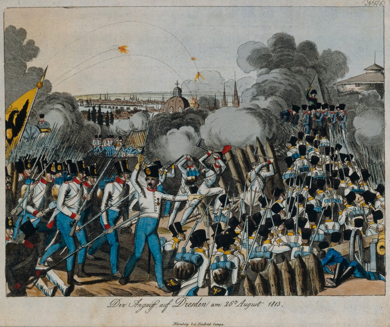 Bataille de Dresde pendant la guerre de la Sixième Coalition, 26-27 août 1813 - German School