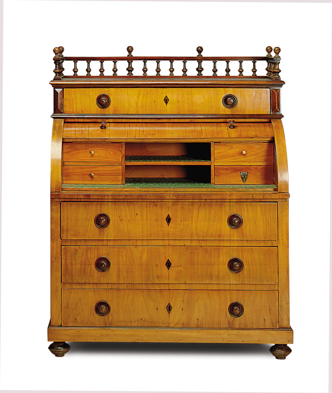 Secrétaire-commode Biedermeier, deuxième quart du XIXe siècle - German School
