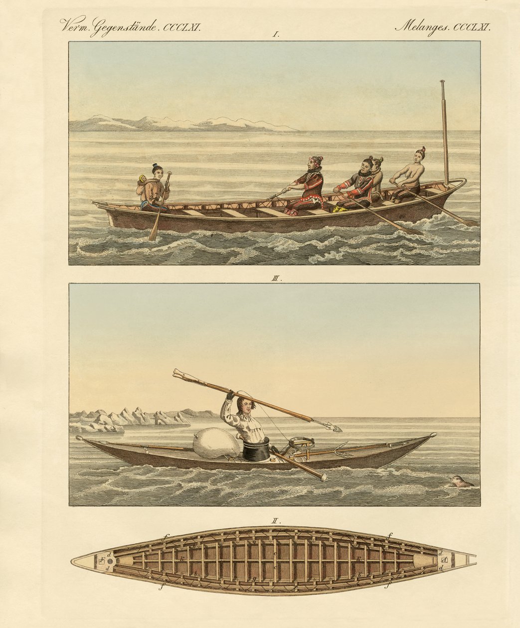 Bateaux des Groenlandais - German School