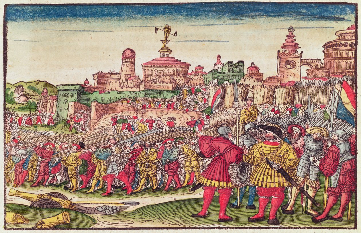 Apocalypse, chapitre XXV, de la Bible de Luther, vers 1530 - German School