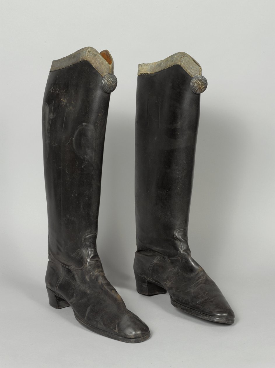Bottes, 3e Hussards de Zieten, portées par HRH Le Duc de Connaught, avant 1914 - German School
